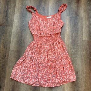 Lush Red and White Patterned Top
